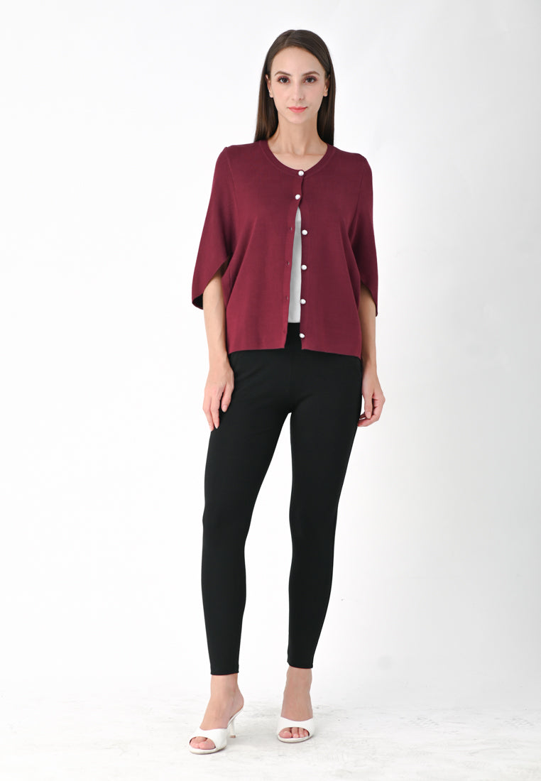 Plain B. Relaxed Fit Knit Cardigan