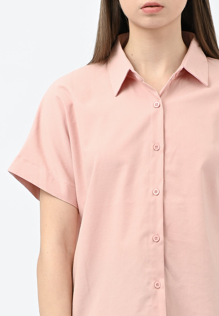 Plain B. Collar Shirt