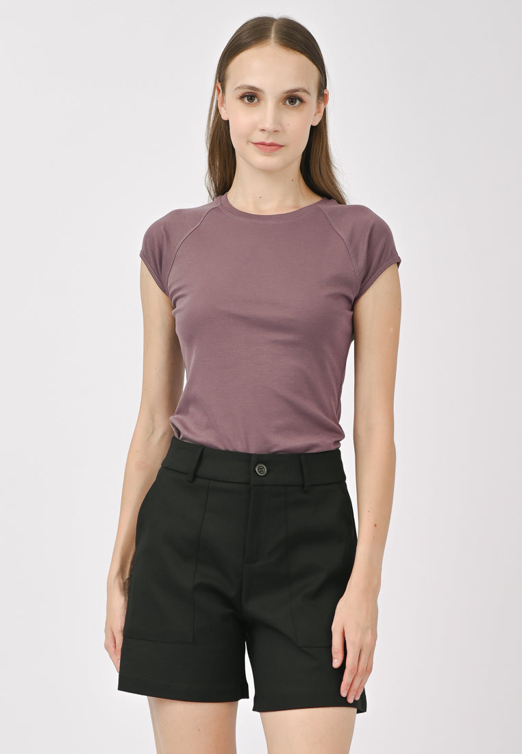 Plain B. Cap Sleeve T-Shirt
