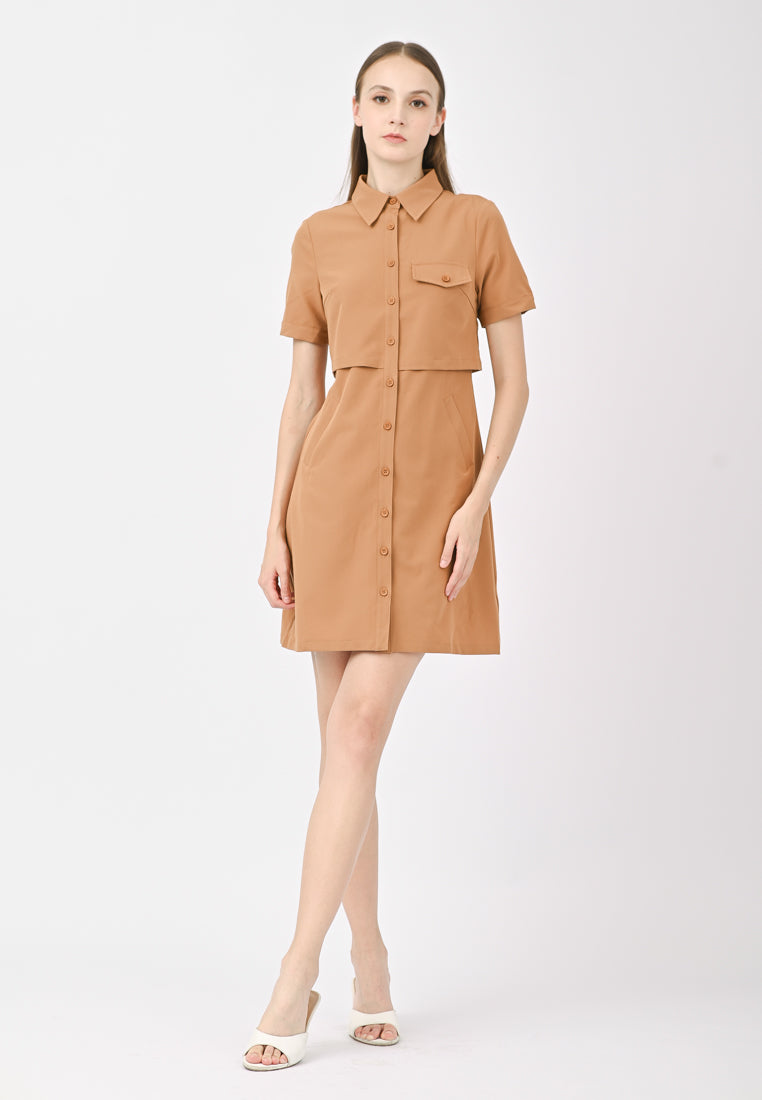 Plain B. Blouse Mini Dress