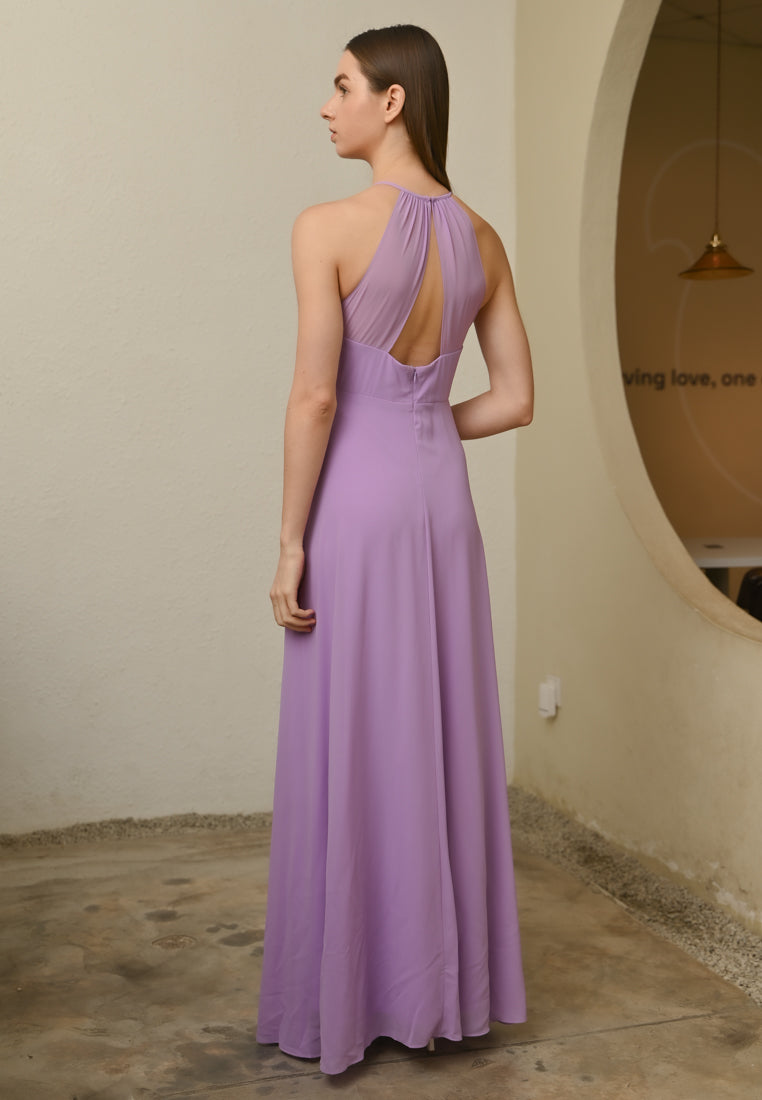BebeBeige Chiffon Dress