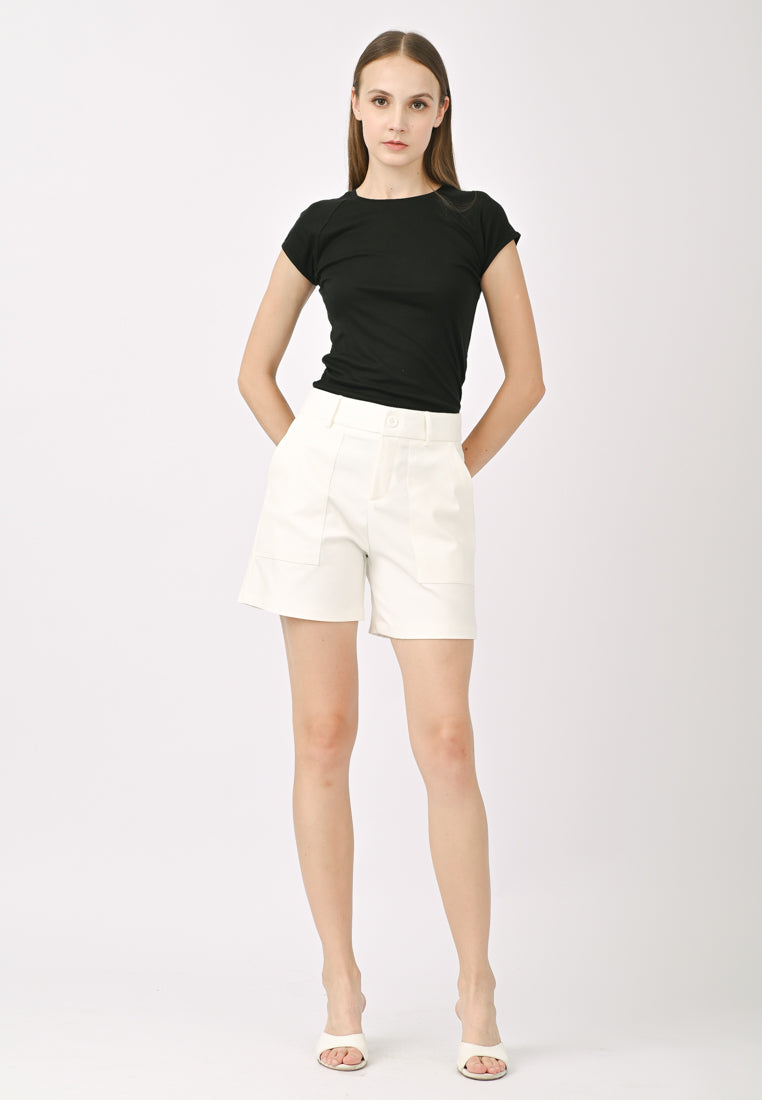 Plain B. Cap Sleeve T-Shirt