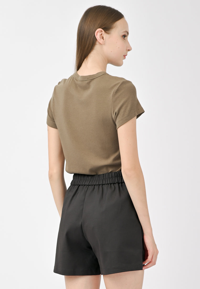 Plain B. Round Neck T-Shirt