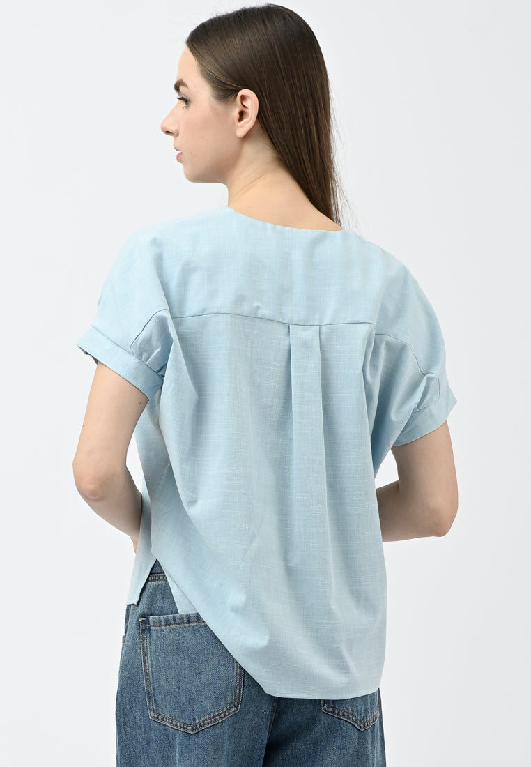 Plain B. Collar Shirt