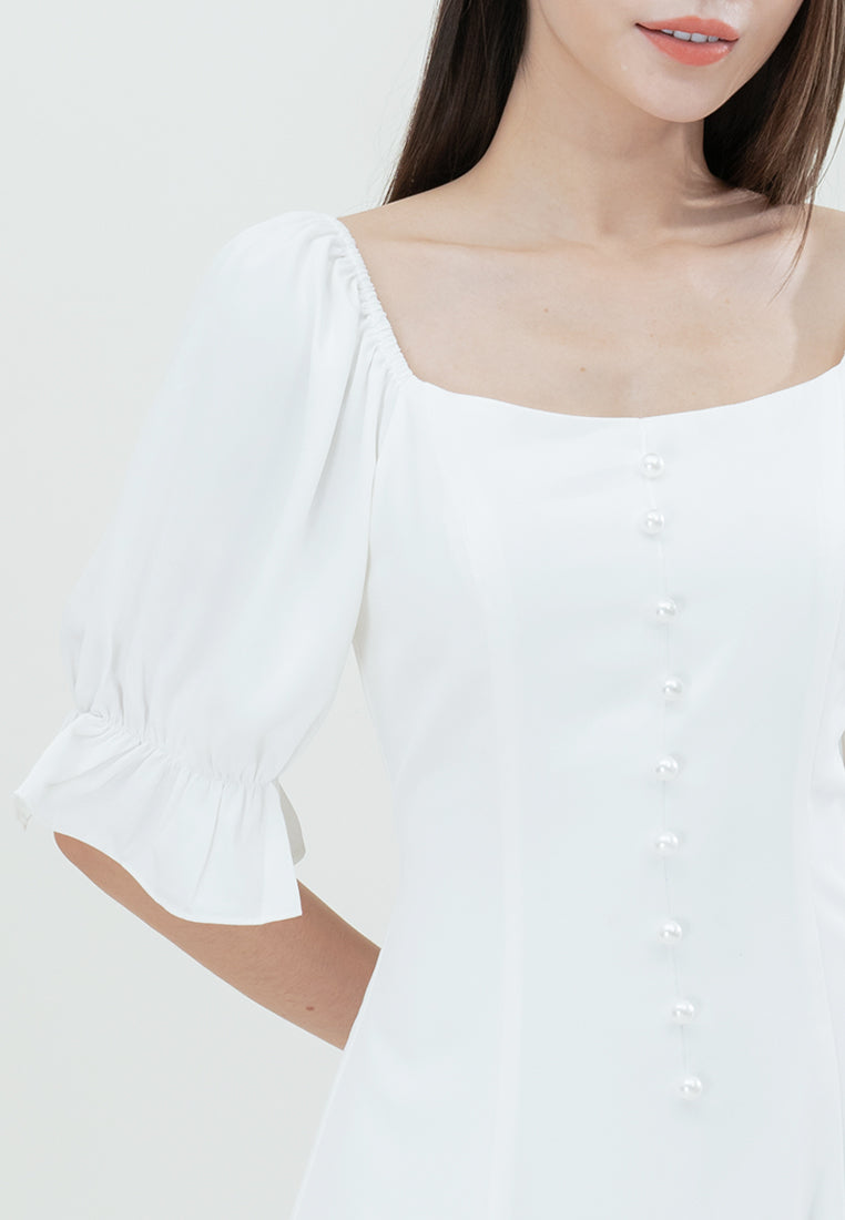 Plain B. Soft Fabric Casual Mini Dress