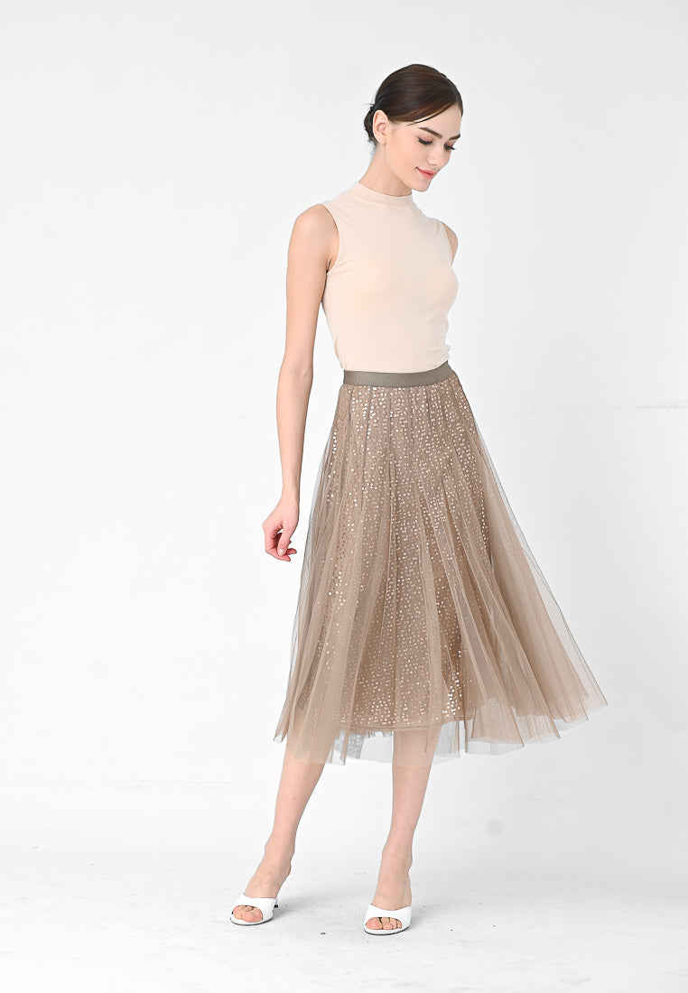 Plain B. Stretchable Sleeveless Tank Top