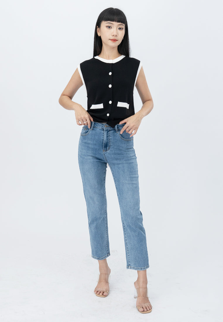 Plain B. Knitted Oversize Top