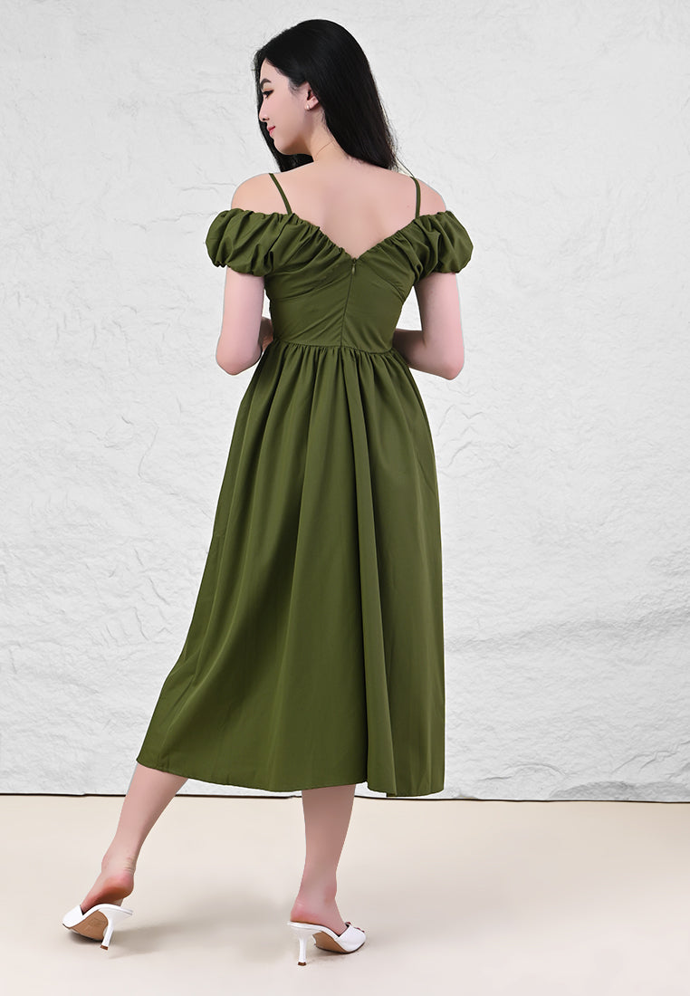 BebeButterfly Cold-shoulder Dress