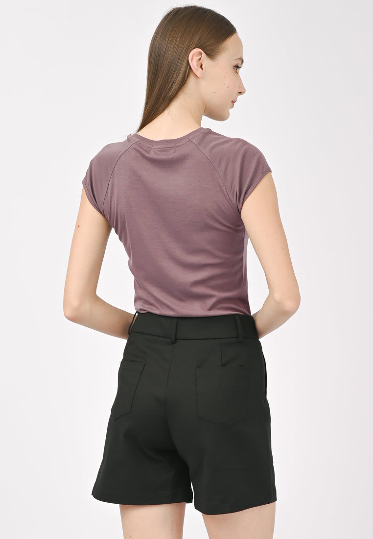 Plain B. Cap Sleeve T-Shirt