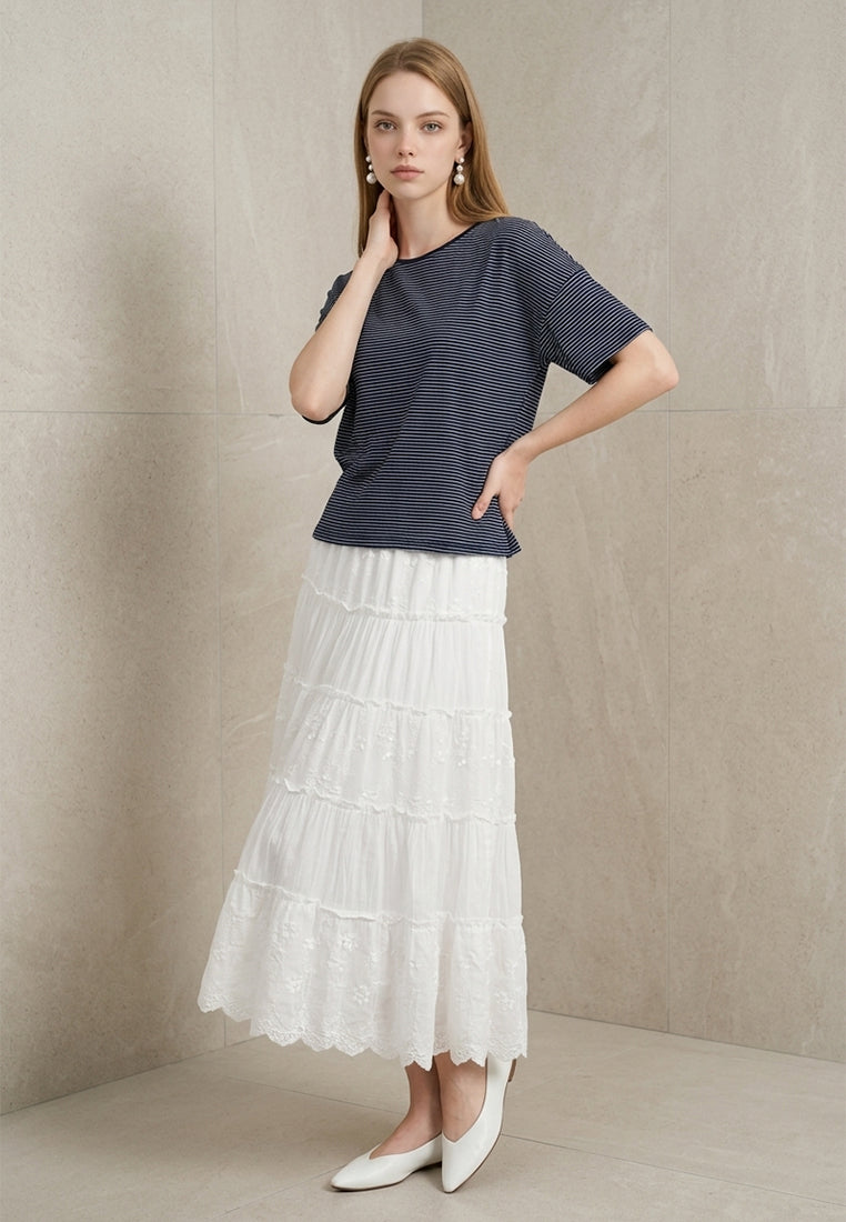 Plain B. Striped Short Sleeve T-Shirt
