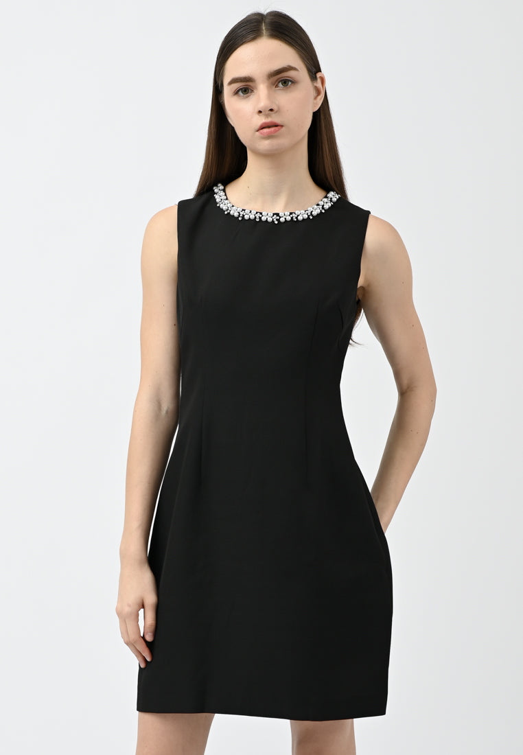 BebeButterfly Sleeveless Sequins Dress