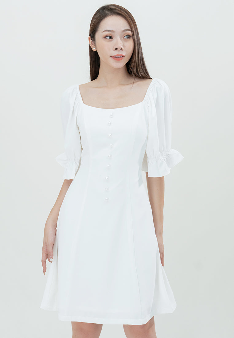 Plain B. Soft Fabric Casual Mini Dress