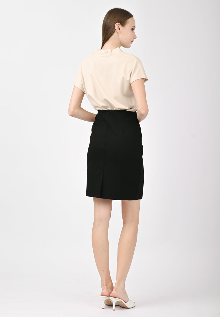 BebeBeige Pencil Mini Skirt