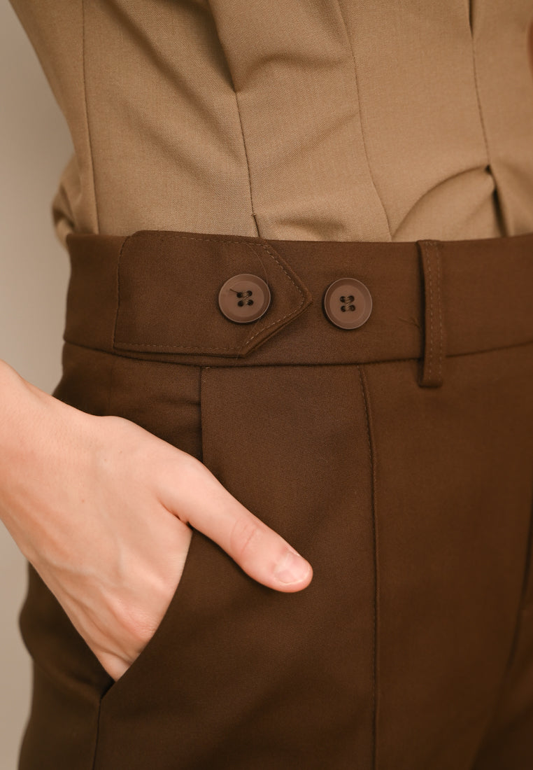 Plain B. Tailored Wide-Leg Trousers