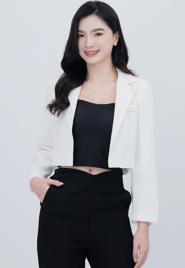 BebeBeige Short Blazer Coat