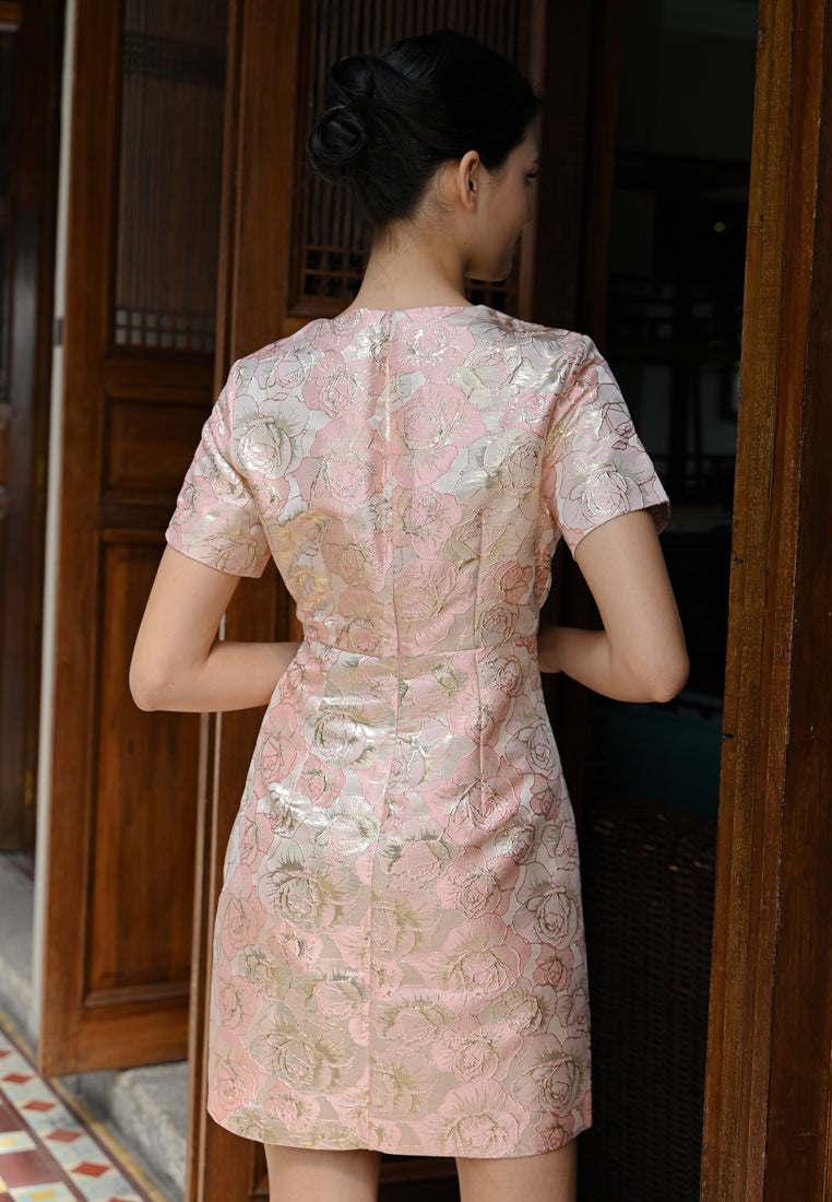 BebeButterfly Floral Mini Dress