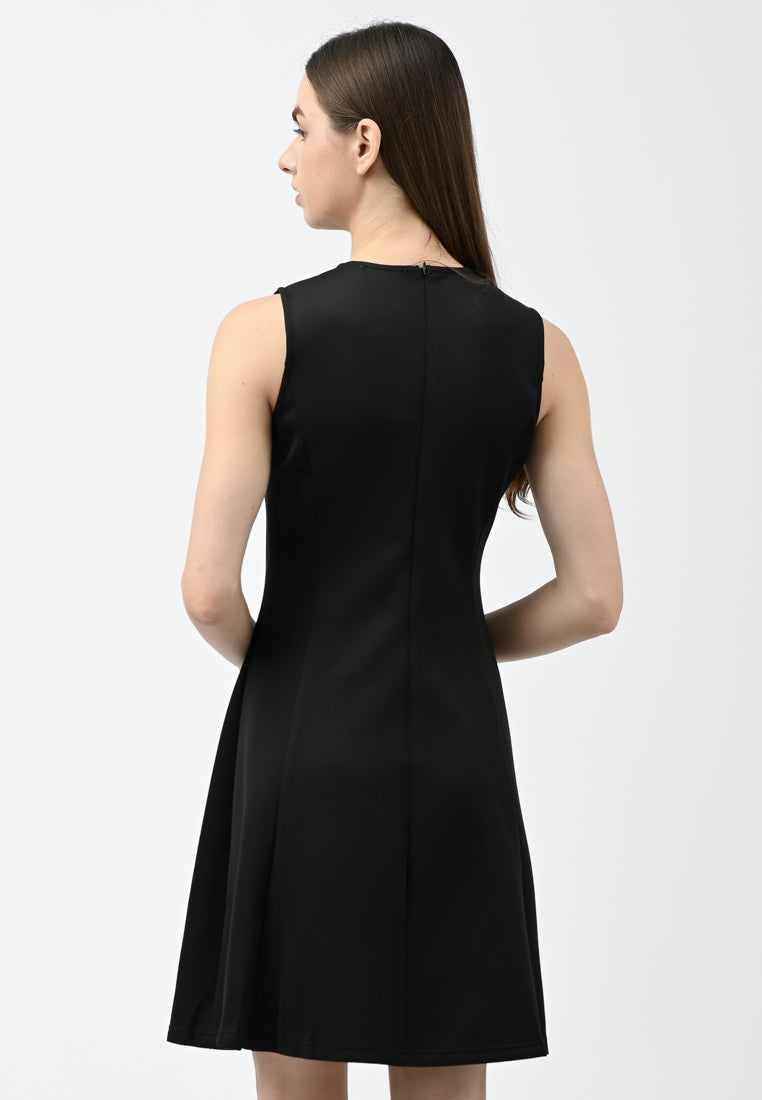 BebeBeige Sleeveless Mini Dress
