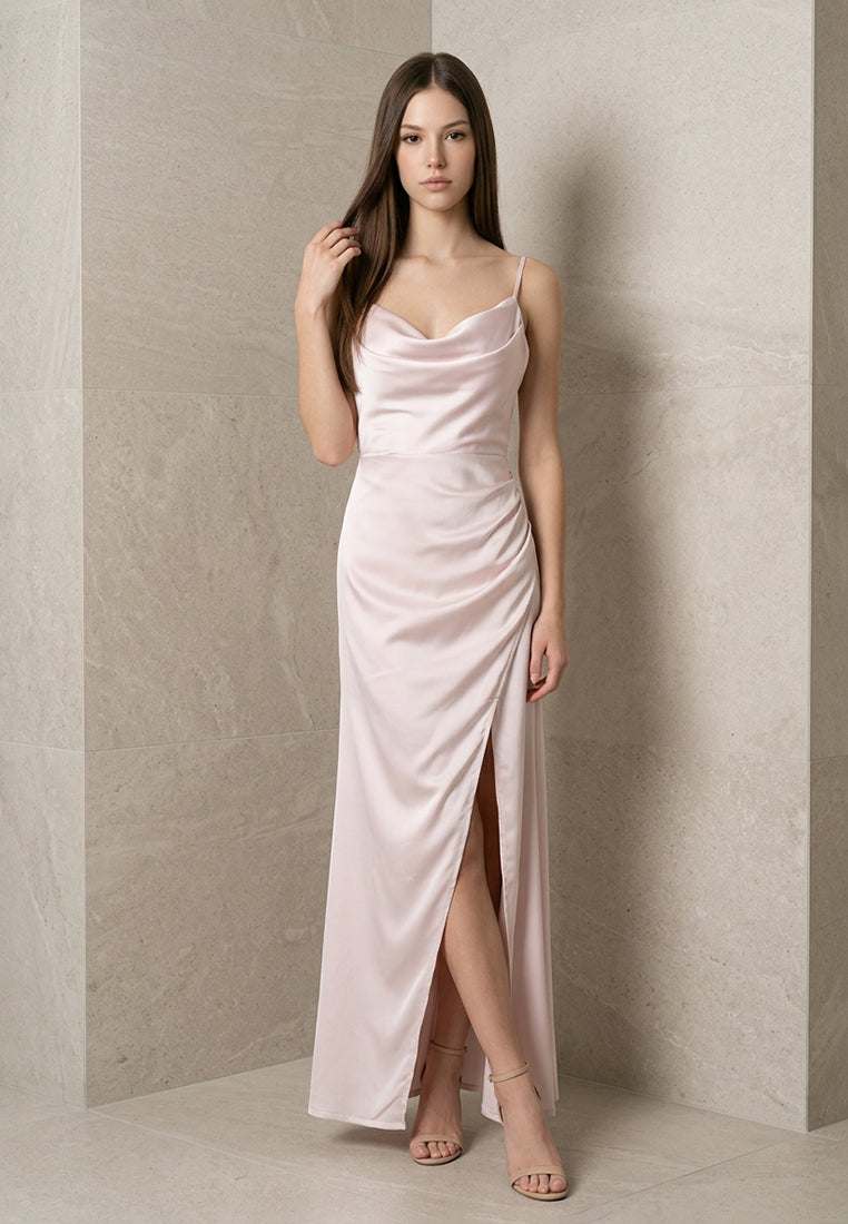 BebeBeige Adjustable Strap Dress