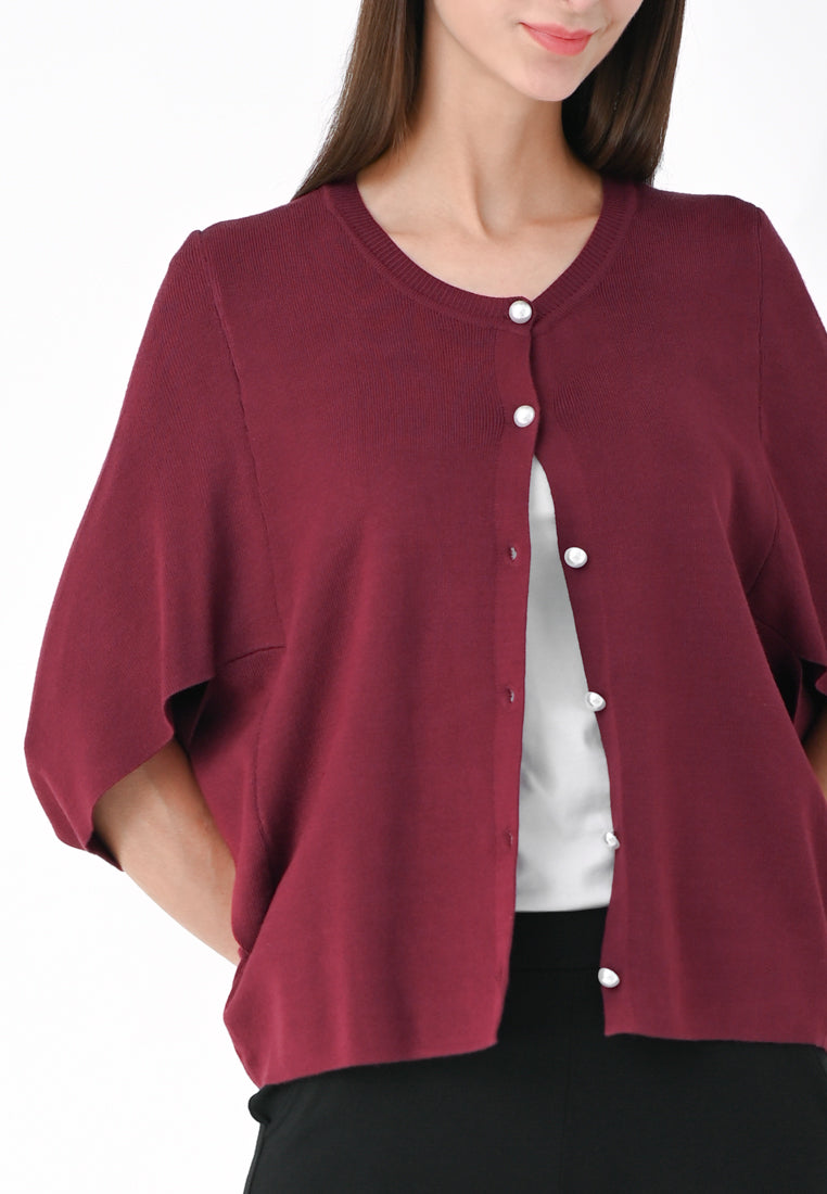 Plain B. Relaxed Fit Knit Cardigan