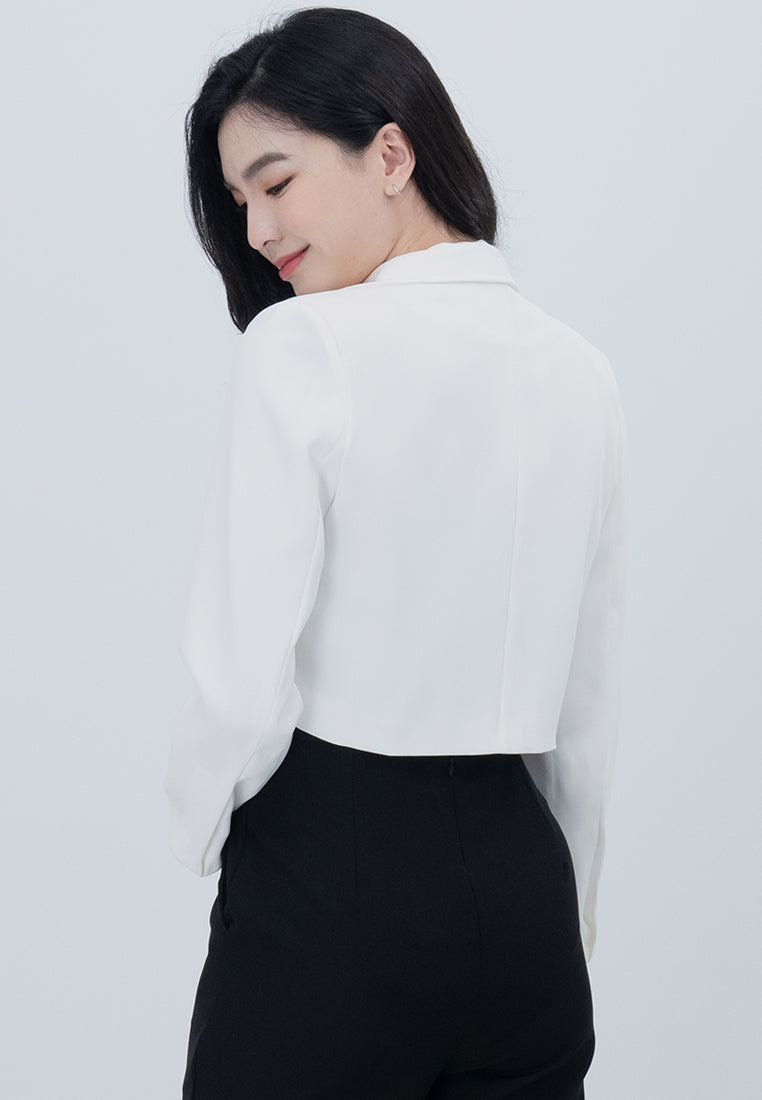 BebeBeige Short Blazer Coat