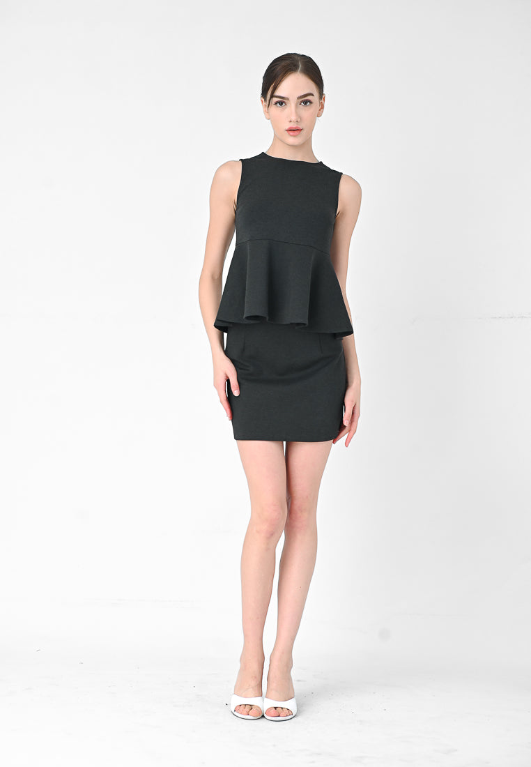 BebeBeige A-Line Mini Skirt