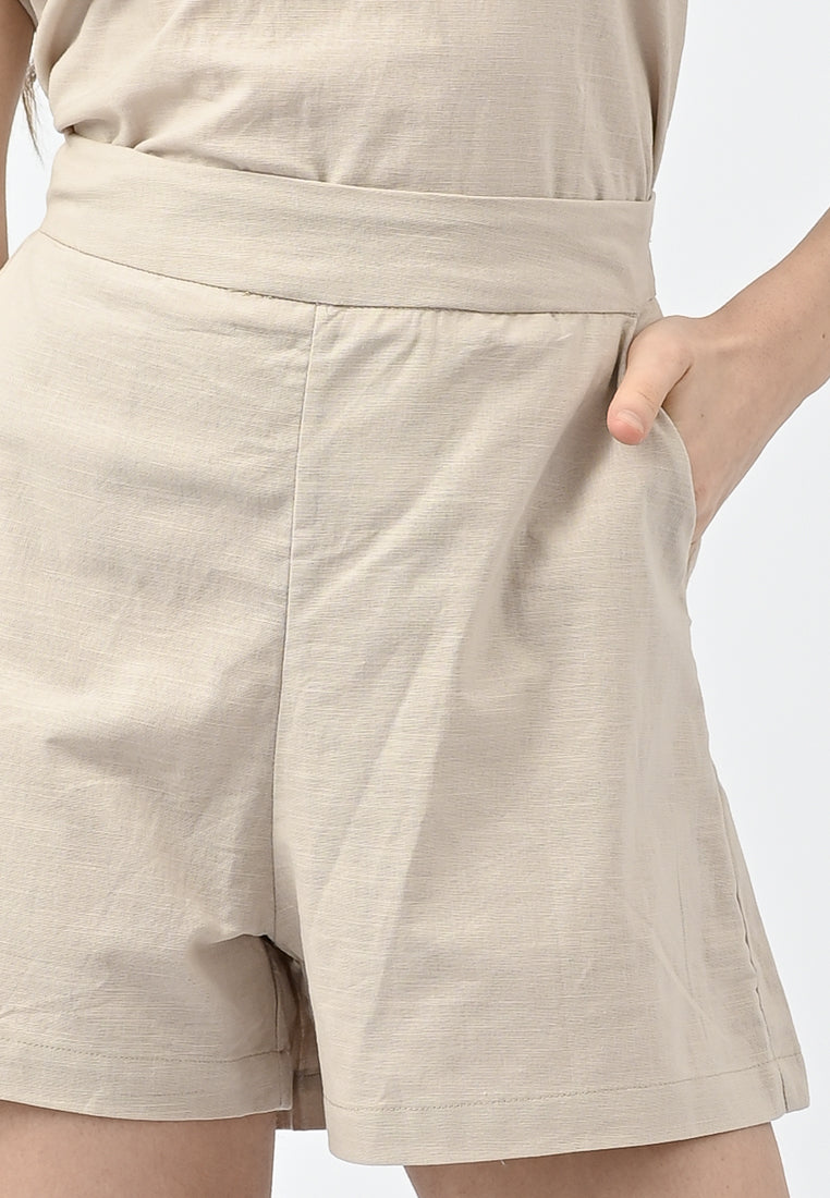 Plain B. Linen Shorts