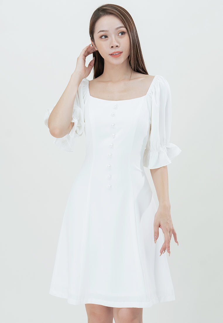 Plain B. Soft Fabric Casual Mini Dress