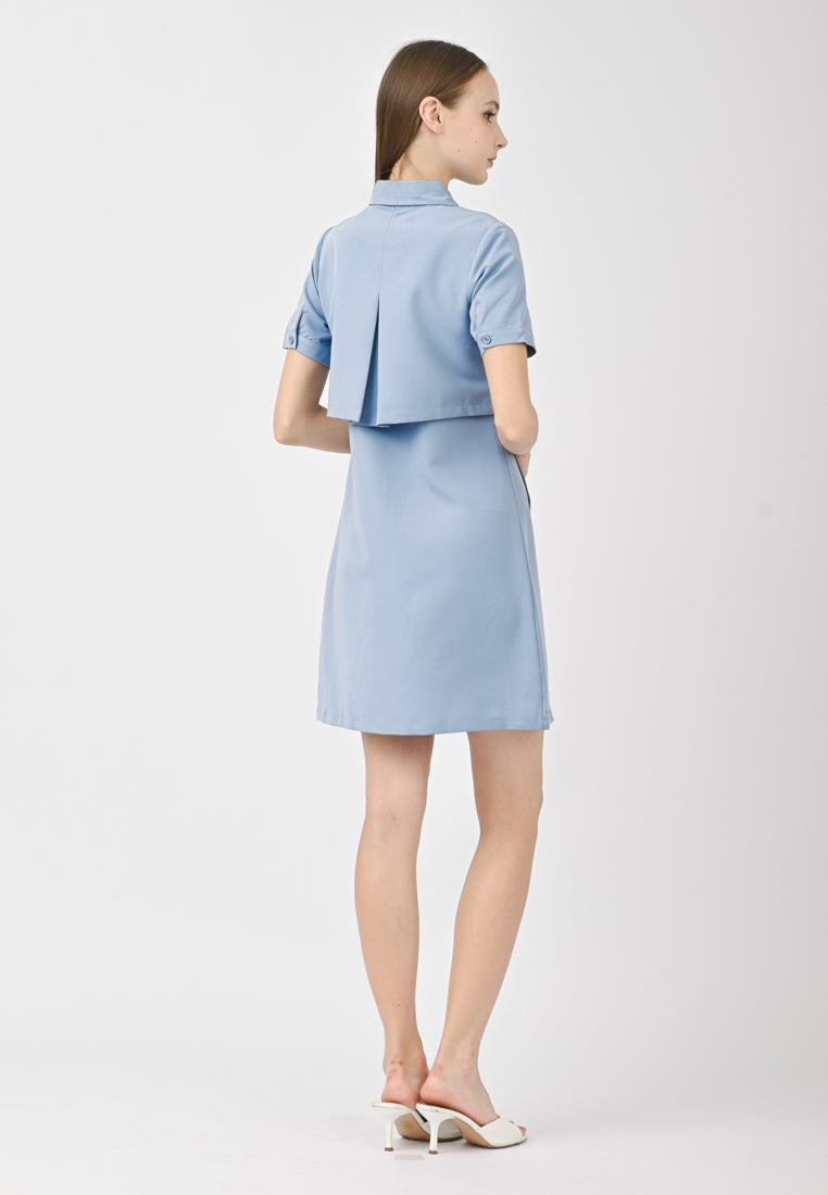 Plain B. Blouse Mini Dress