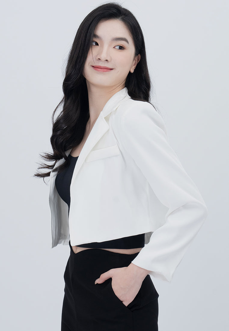 BebeBeige Short Blazer Coat