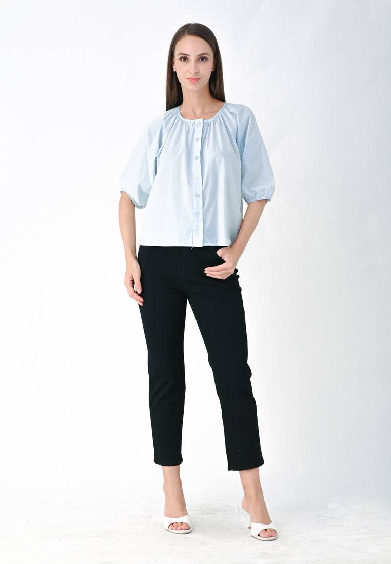 Plain B. Linen Oversized Blouse
