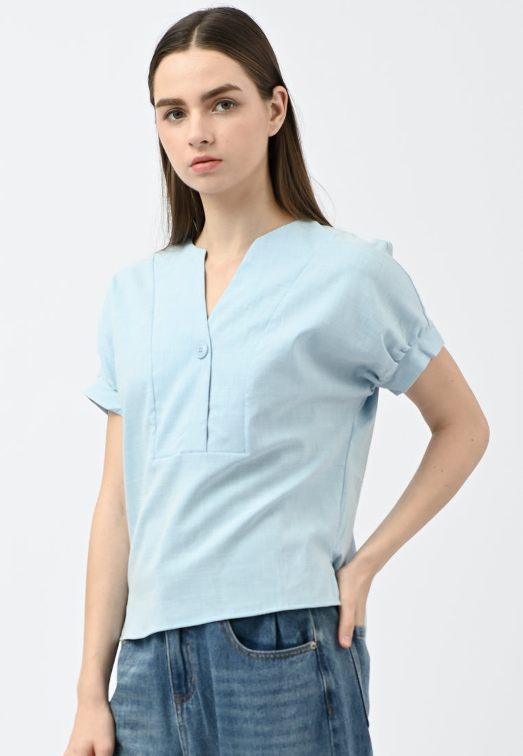 Plain B. Collar Shirt