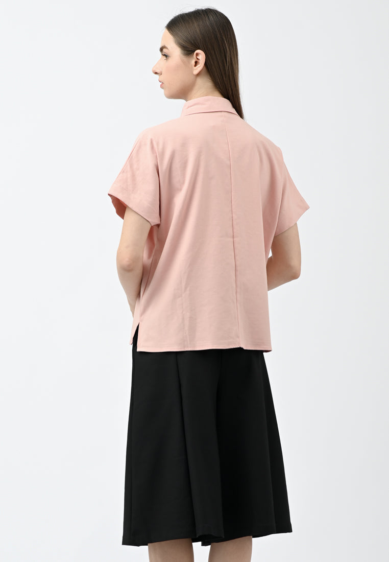 Plain B. Collar Shirt