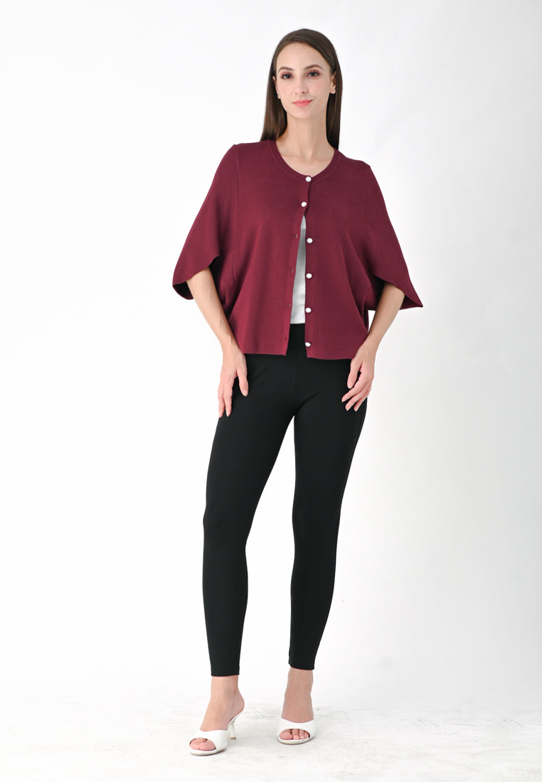 Plain B. Relaxed Fit Knit Cardigan