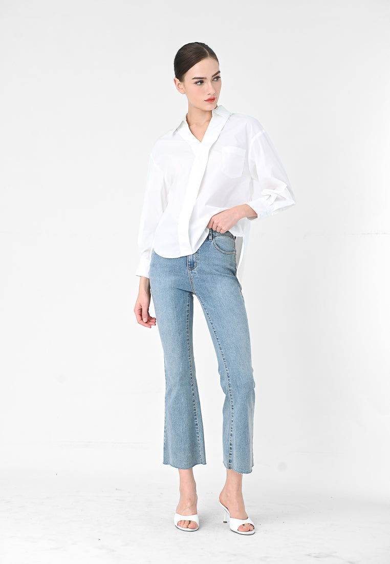 BebeBeige Long Sleeve Shirt Top