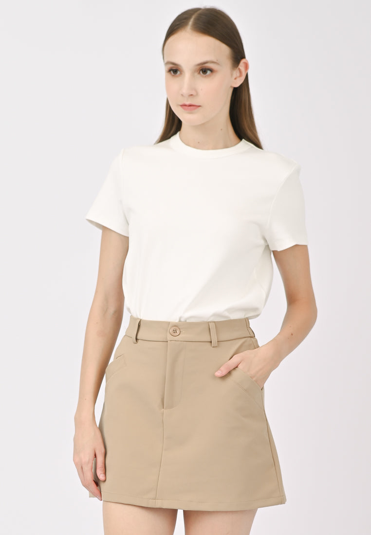 Plain B. Round Neck T-Shirt