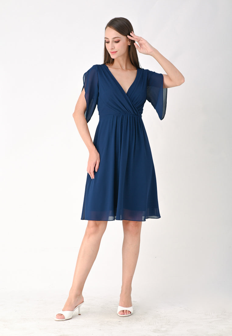 BebeButterfly Chiffon Mini Dress