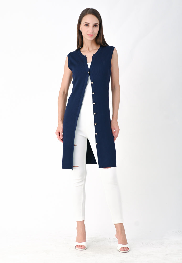 Plain B. Long Knitted Cardigan/Dress