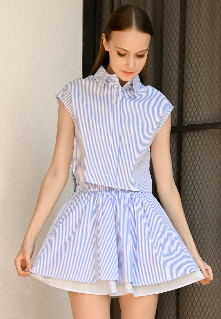 Plain B. Stripe Setwears