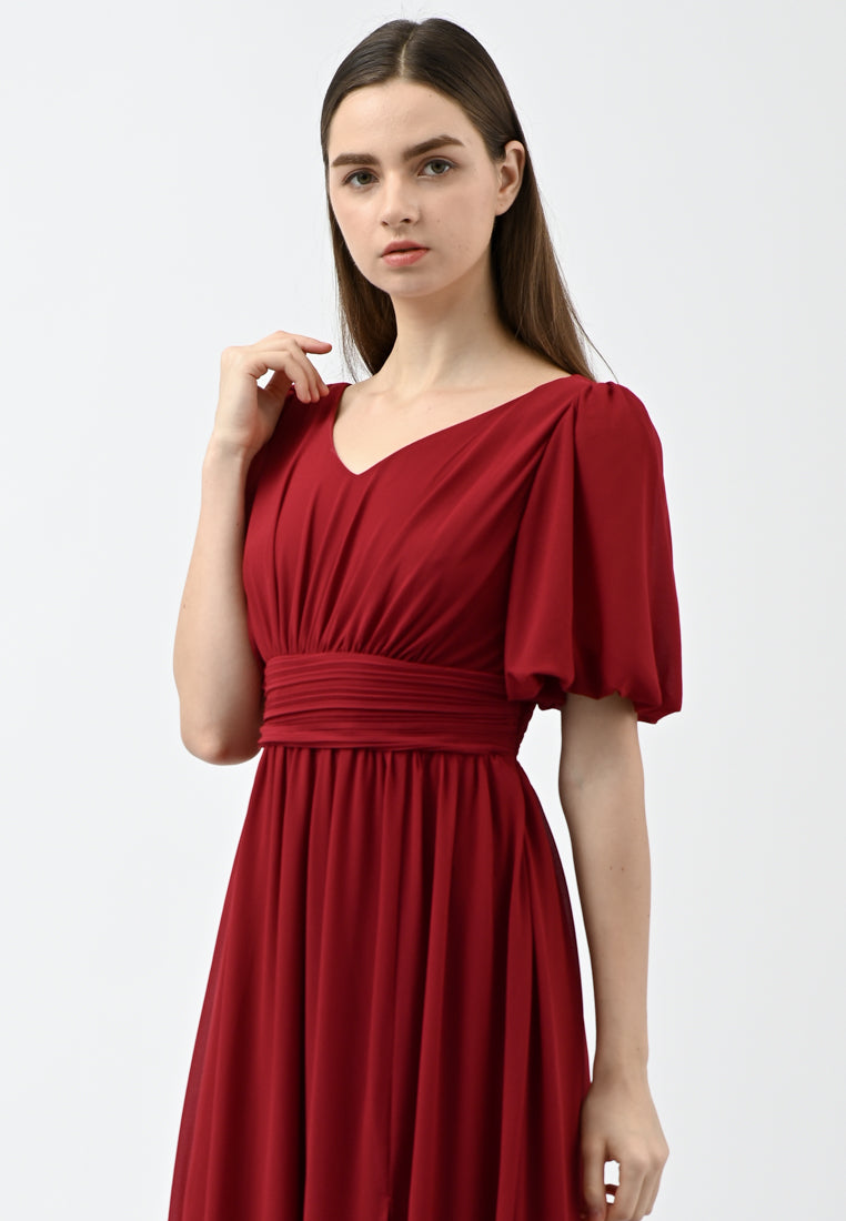 BebeButterfly Sleeve Maxi Dress