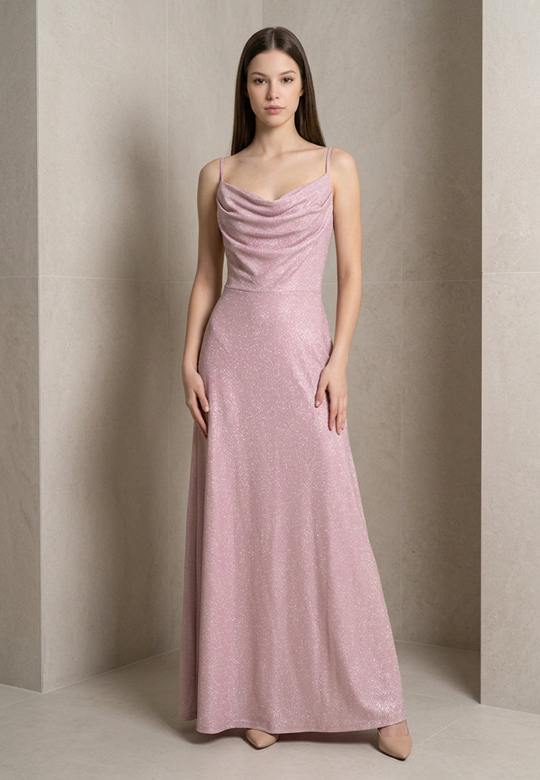 BebeBeige Single-strap Dress