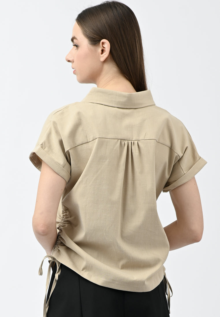 Plain B. Collar Shirt