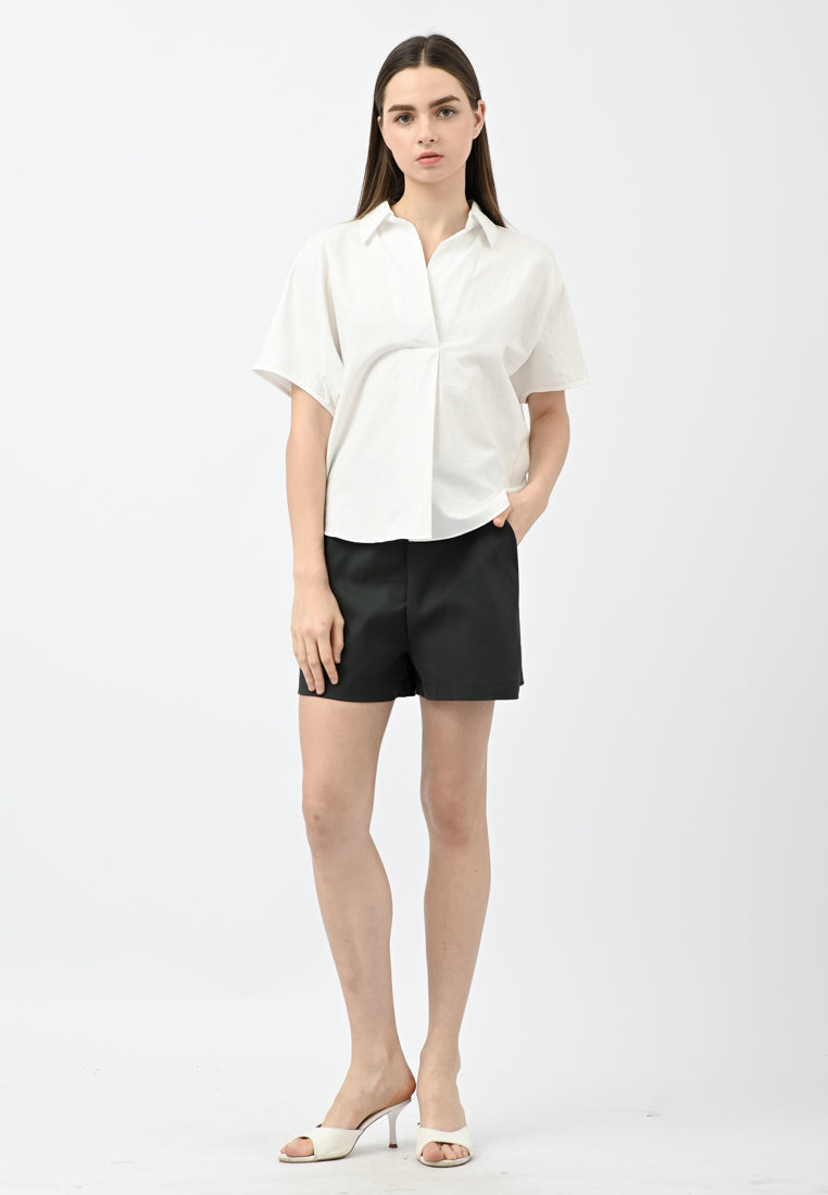 Plain B. Collar Shirt