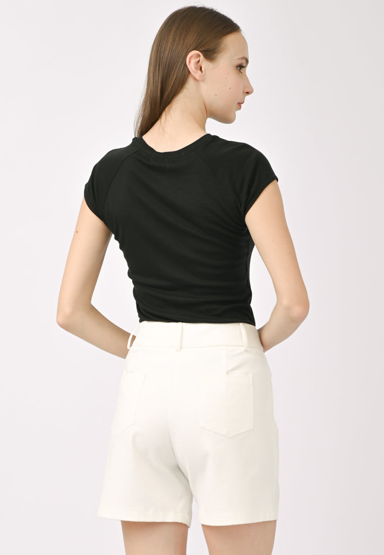 Plain B. Cap Sleeve T-Shirt