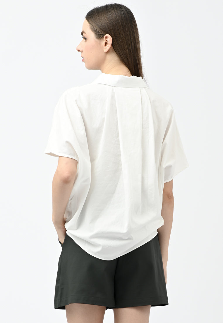 Plain B. Collar Shirt